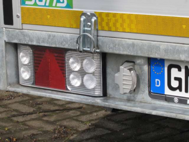 Truck-Lite LED Kennzeichenleuchte 24V Grau 15044