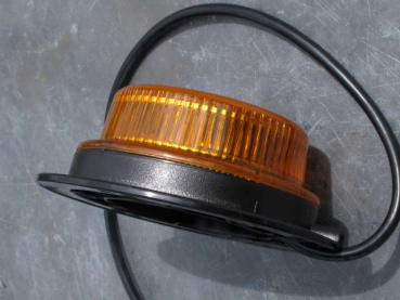Mini LED Rundumkennleuchte 10/24 V mit Magnetfuß SS/11023